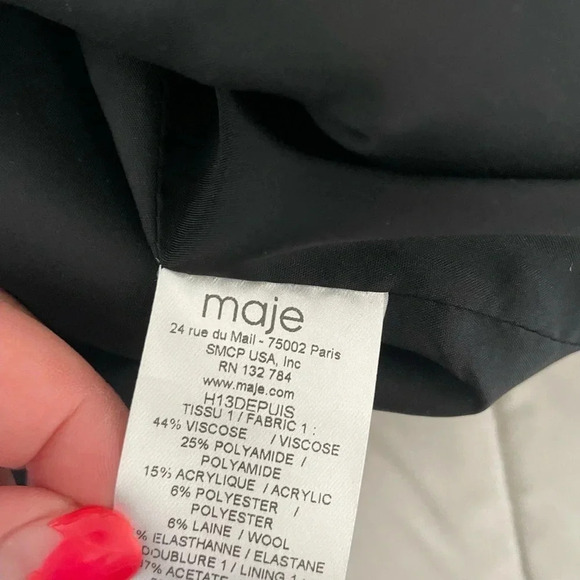 Maje embroidered metallic mini skirt - Picture 9 of 10